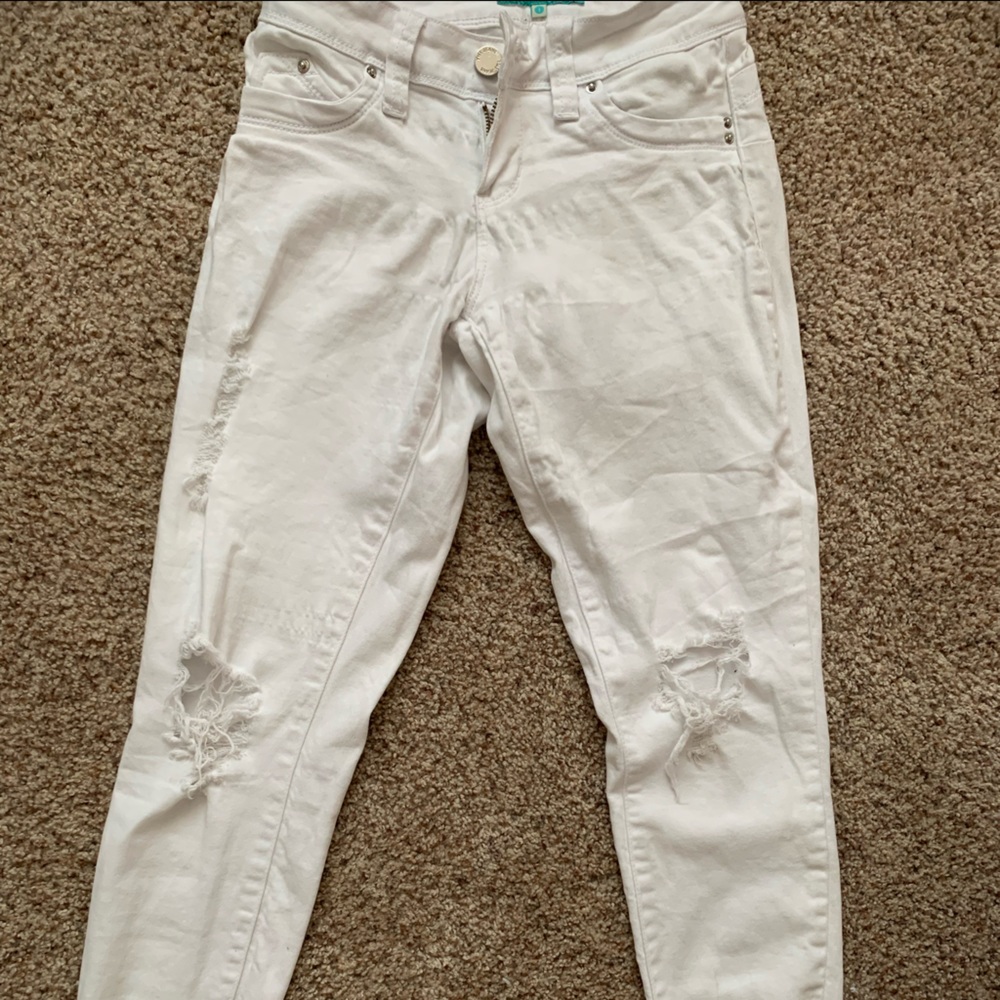 White YMI jeans